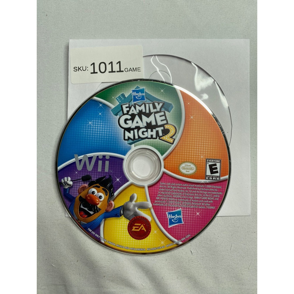 Hasbro Family Game Night 2 Nintendo Wii